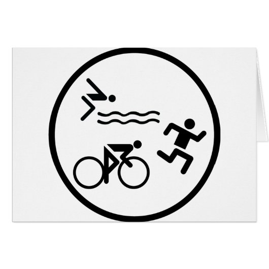 triathlon circle icon (Front Horizontal)