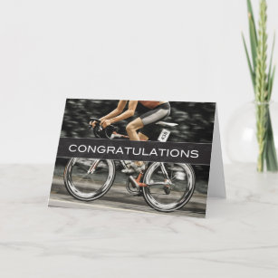 Triathlon - Congratulations Card