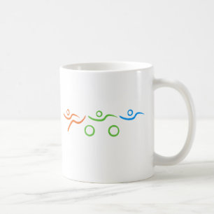 Triathlon cool and unique design coffee mug