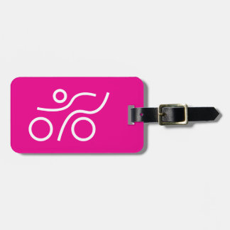 Triathlon cool and unique design luggage tag