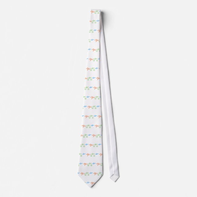 Triathlon cool and unique design neck tie (Front)