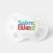 Triathlon cool and unique design pacifier (Front)