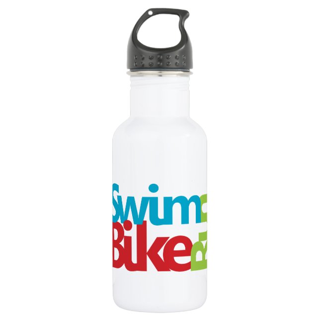 Triathlon cool and unique design water bottle (Front)