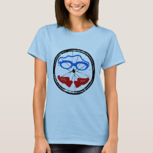Triathlon cool artistic logo T-Shirt