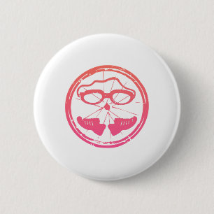 Triathlon cool design button