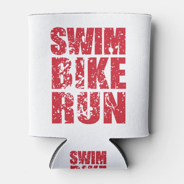 Triathlon cool design can cooler (Front)