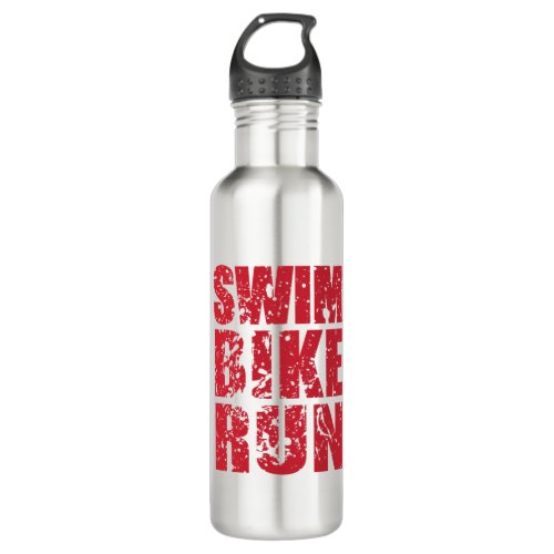 Triathlon cool design stainless steel water bottle