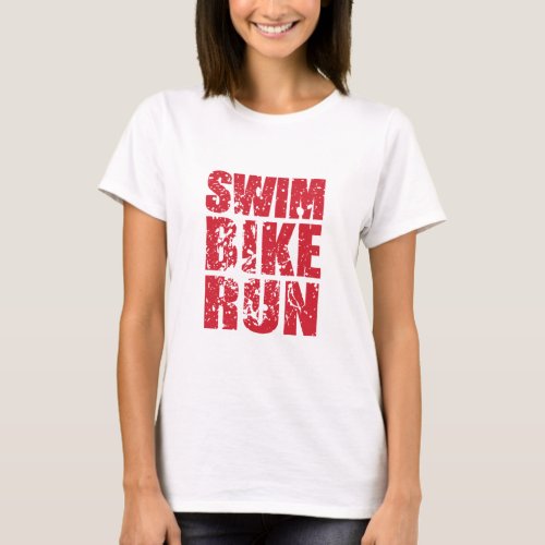 Triathlon cool design T_Shirt