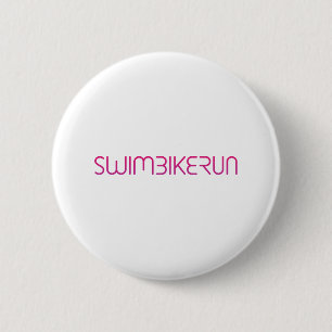Triathlon cool logo for all sport lovers button