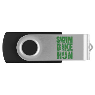 Triathlon cool logo for all sport lovers flash drive