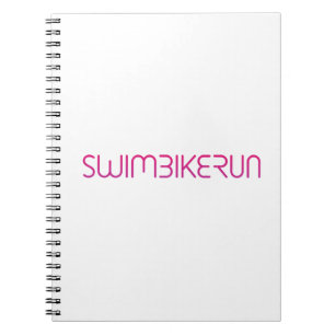Triathlon cool logo for all sport lovers notebook