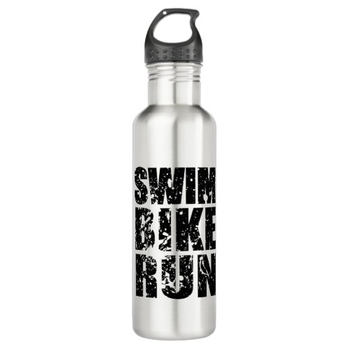 Triathlon cool logo for all sport lovers stainless steel water bottle