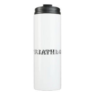 Triathlon cool logo for all sport lovers thermal tumbler