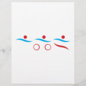 Triathlon cool logo illustration (Front)