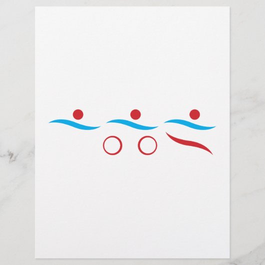 Triathlon cool logo illustration (Front)