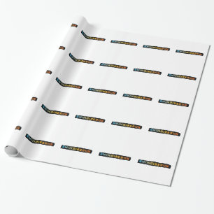 Triathlon design wrapping paper