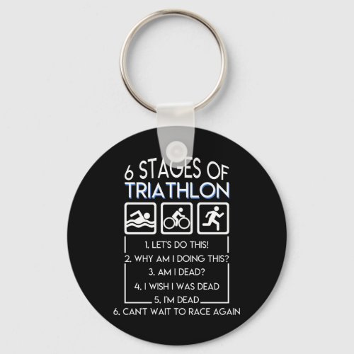 Triathlon Do This Why I Doing This I Dead Keychain