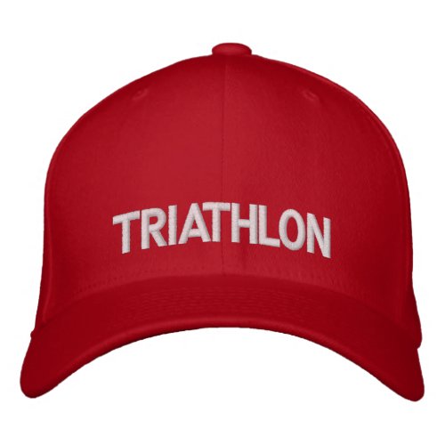 Triathlon Embroidered Cap  aaaagasdfgdfgdsf