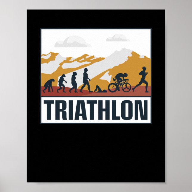 Triathlon Evolution Poster (Front)