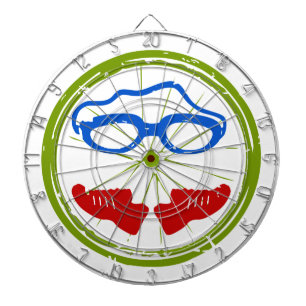 Triathlon Face Dartboard