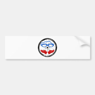 Triathlon Freak logo Bumper Sticker