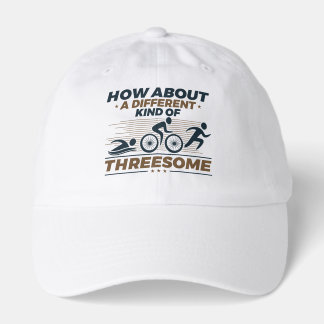 Triathlon Funny Different Kind of Threesome Hat