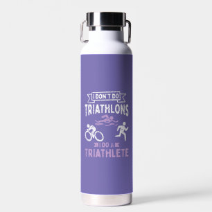 Triathlon Funny Water Bottle