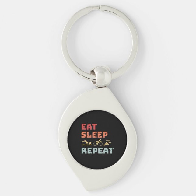 Triathlon Keychain (Front)