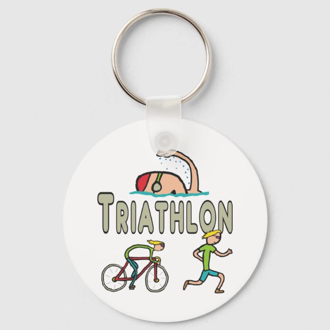 Triathlon Keychain (Front)