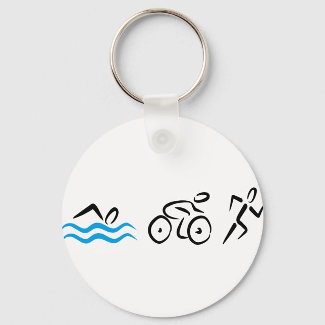 Triathlon Keychain (Front)