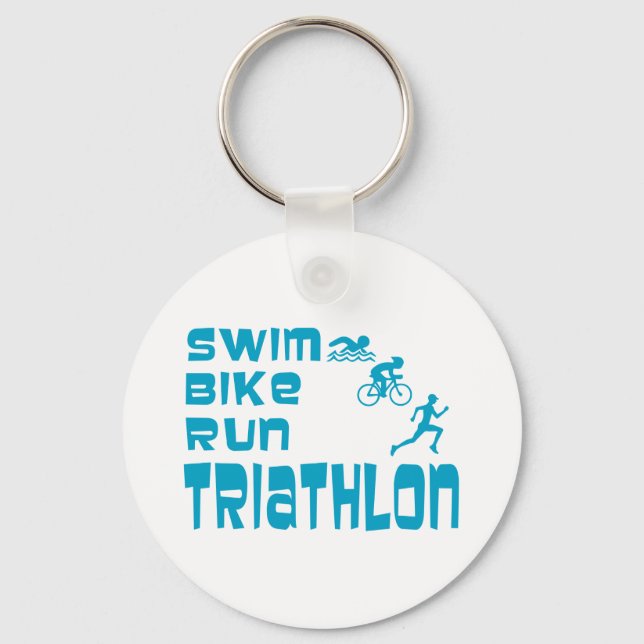Triathlon Keychain (Front)