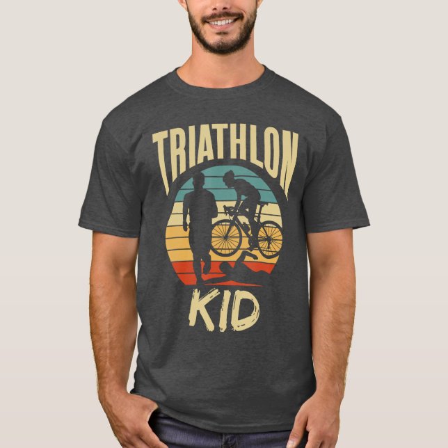 Triathlon Kid Sport Loverriathlete boy T-Shirt (Front)