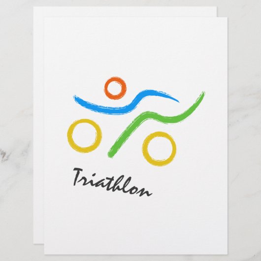 Triathlon logo (Front/Back)