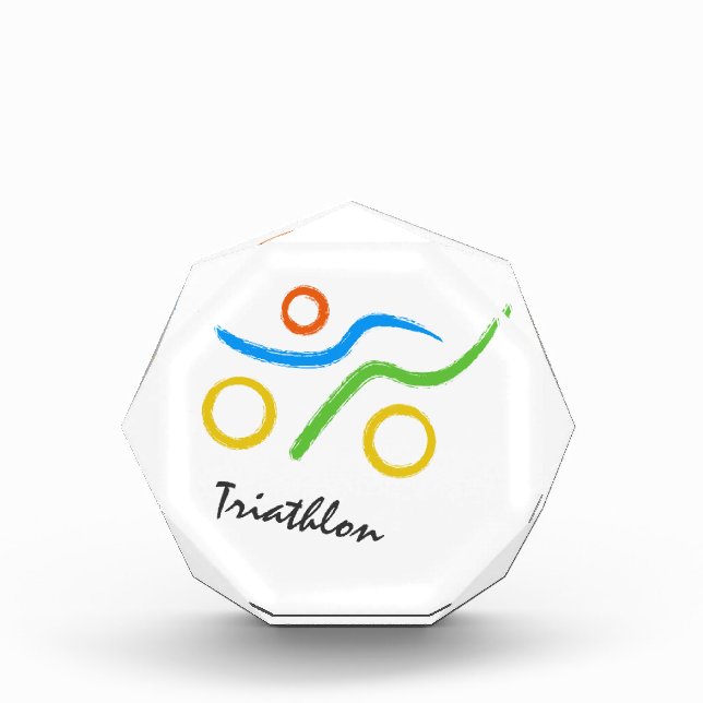 Triathlon logo award (Front)