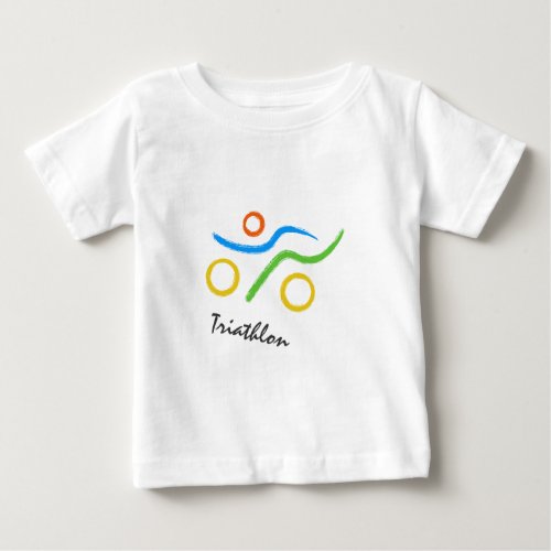 Triathlon logo baby T_Shirt