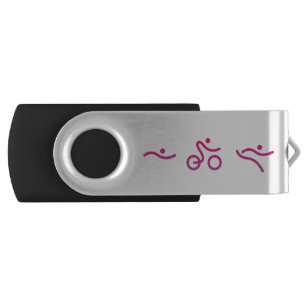 Triathlon logo flash drive