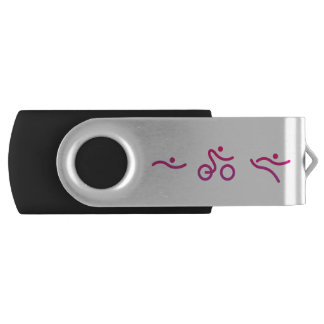 Triathlon logo flash drive