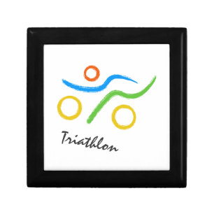 Triathlon logo gift box