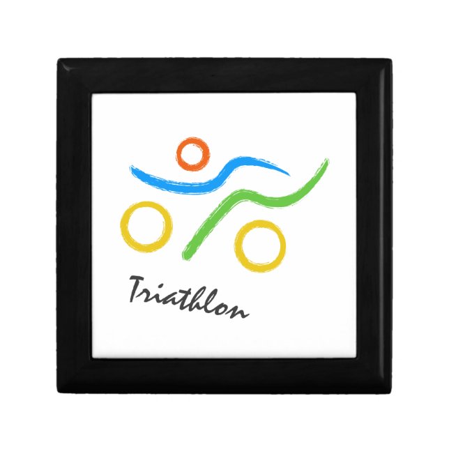 Triathlon logo gift box (Front)