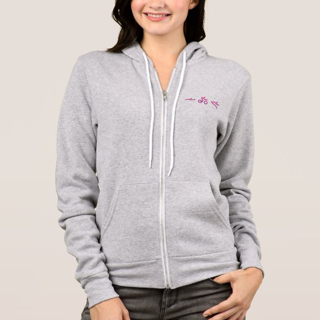 Triathlon logo hoodie (Front)