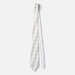 Triathlon logo neck tie