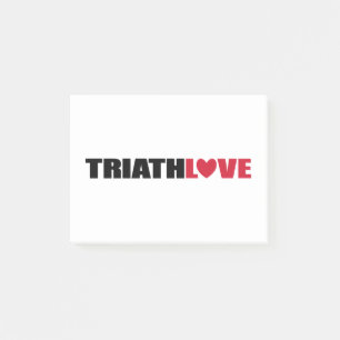 Triathlon Love for swimmers, Cyclers and Runners Post-it Notes