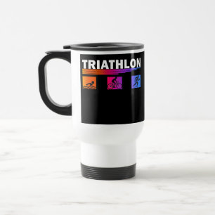 Triathlon: Mastering the Swim, Bike, Run Travel Mug