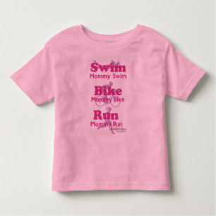 Triathlon Mommy Toddler T-shirt