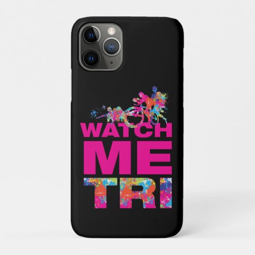 Triathlon Motivational  iPhone 11 Pro Case