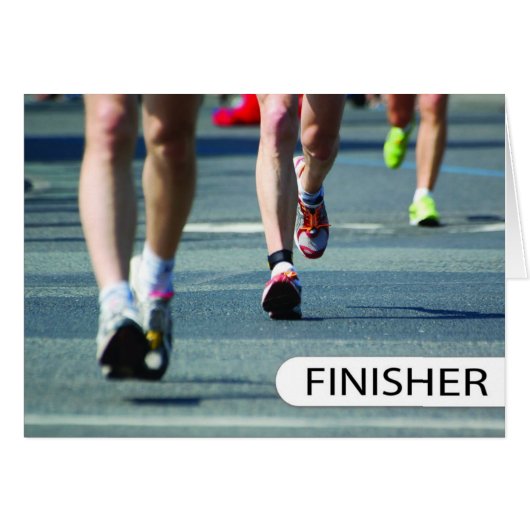 Triathlon or Running - Race Finisher (Front Horizontal)