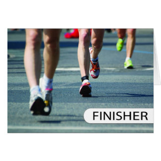 Triathlon or Running - Race Finisher Cards