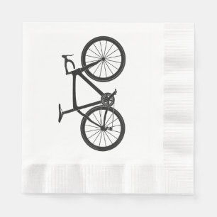 Triathlon Road Bike T Shirt Bicycle Rider Gift Cyc Napkins