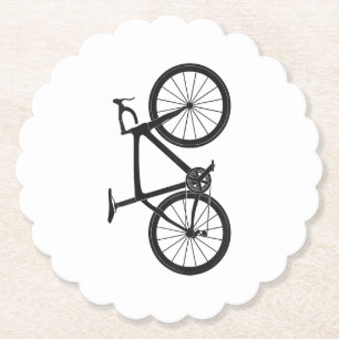 Triathlon Road Bike T Shirt Bicycle Rider Gift Cyc Paper Coaster