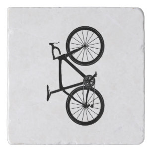 Triathlon Road Bike T Shirt Bicycle Rider Gift Cyc Trivet